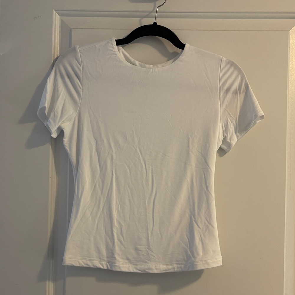 Dynamite White Short Sleeve Tee